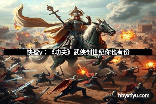快盈v：《功夫》武侠创世纪你也有份